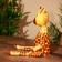 Souvenir "Girafic" hanging paws, wood 40 cm