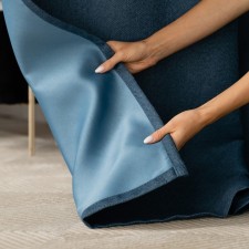 A set of curtains with Vander sequels, size 2x200x270 cm, blue color