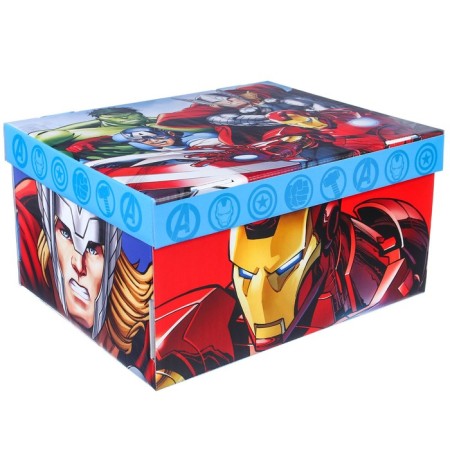 Gift box with a lid, folding, 31x25.5x16 cm, Avengers-3