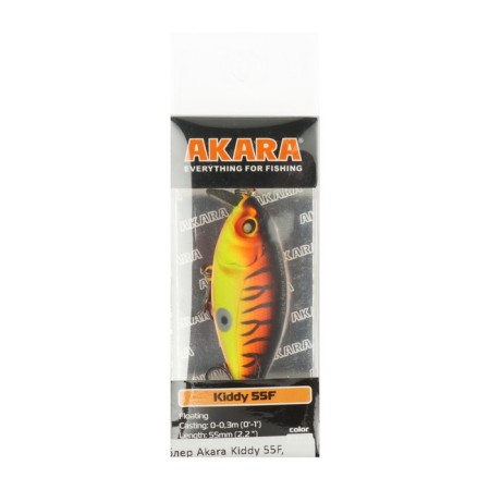 Wobbler Akara Kiddy 55F, color A119, 5.5 cm, 9 g-2