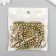 Decor for creativity plastic "Ball with faces. Golden green" set 30 g d = 0.6 cm