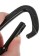 Carabiner with a latch, 10x6 cm, 22 kn, black