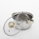Stainless steel pan with the luxury luxury lid, 1.5 l, d = 17 cm