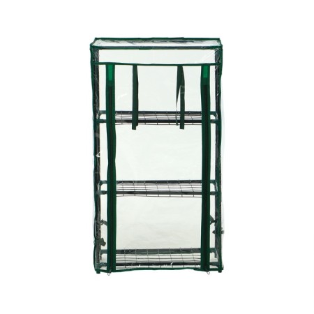 Greenhouse-string 3 shelves (mesh) 46*24*80 cm, PVC film, met. Pipe D-12 mm-12