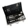 Green Glade SC007 grill set, 18 items in a suitcase