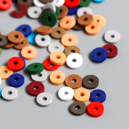 Beads for PVC Creativity "Autumn Rings" set ≈ 330 pcs 0.1x0.6x0.6 cm-1