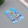 Postcard with seeds "grow itself" "Happy New Year" 5*7cm