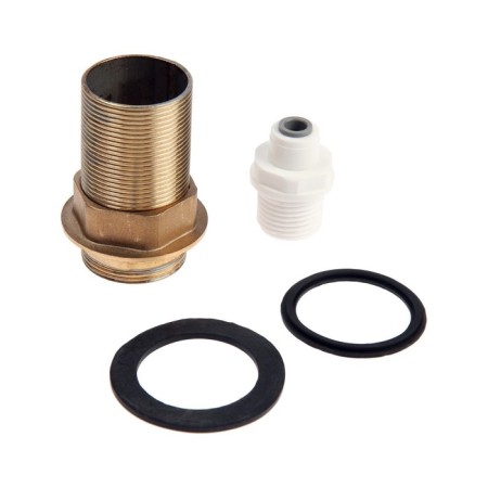 Kitchen mixer Zein Z5972, with output for drinking water, flexible spout, brass, black-10