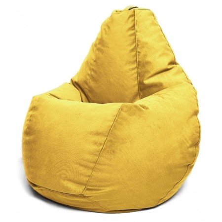 Master-Maserrati Positive chair, size l, diameter 80 cm, height 100 cm, velor, yellow color