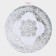 A set of openwork shade “Flowers”, D = 30 cm, 4 pcs, PVC, silver color