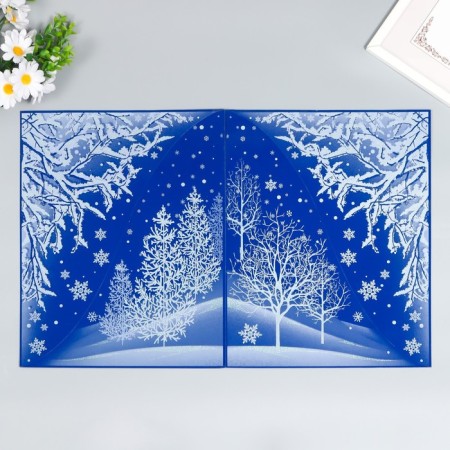 A set of decorative stickers "Winter Forest" 30x38 cm, set 2pcs-2