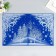 A set of decorative stickers "Winter Forest" 30x38 cm, set 2pcs