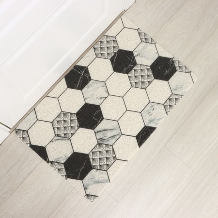 Rug of the galliped muddy shares "marble", 60 × 90 cm, color gray color-5
