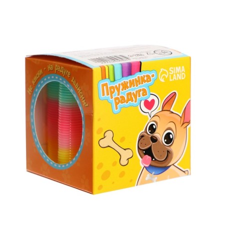 Spring - Rainbow "Smiley", Form Star, D = 5 cm-4
