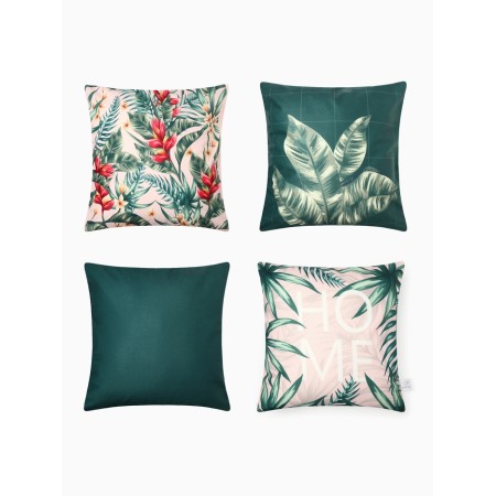 A set of decorative pillowcases Ethel "Botanica", 4 pcs, 40*40 cm, velor