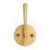 Furniture hook Cappio Simple, two -rod, matte gold