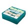 Organizer for linen, 16 cells, turquoise color