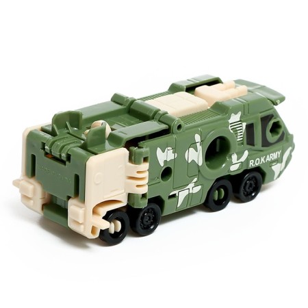 The Military Helicopter robot, transforms, assembled from 3 cars-6