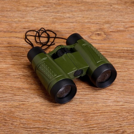 Binoculars 4x, children, plastic, rubber, mix, 10x11 cm-11