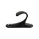 Hook for curtains KS101 CAPPIO, one -rod, black color, 2 pcs
