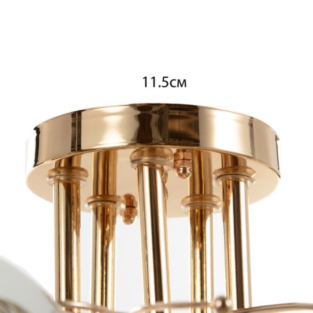 Astra chandelier 5x40W E27 gold 54x54x23cm-4