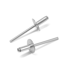 Rolls of the tundra krep, exhaust, aluminum-old, 4.8x12 mm, unpainted, 500 pcs
