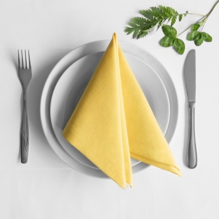 Set of napkins "Billy", size 38 x 38 cm - 4 pcs, yellow