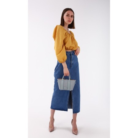 Bag Female Tout with Lightning, Blue Color-2