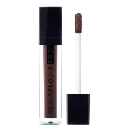 Eye Shadows Relouis Pro Matte Liquid, liquid, matte, tone 13 chocolate, 4.5 g