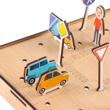 Puzzle "Road signs. We study traffic rules "-2