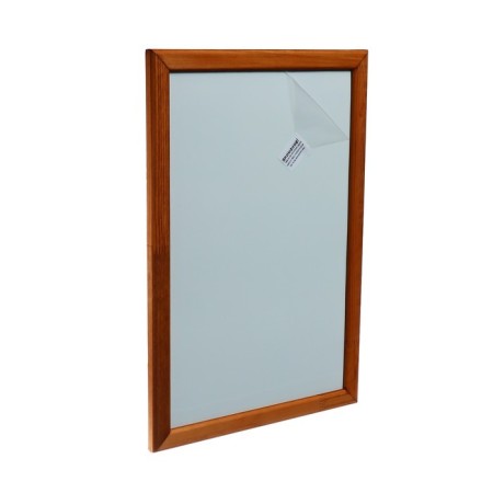 Magnetic-marker board A3, 30x45 cm, calligrata, in a wooden frame (dark stain)-5