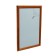 Magnetic-marker board A3, 30x45 cm, calligrata, in a wooden frame (dark stain)