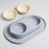 Animal bowl "Moore-huma" 0.3l double on a stand, gray