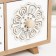 Casket wood chestnut 4 boxes "Eastern motifs" beige-white 10x22.3x24.8 cm