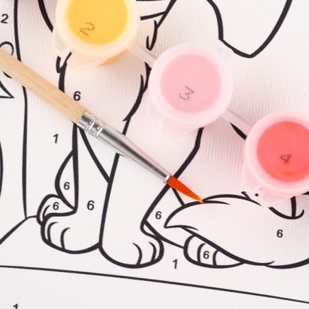Picture on numbers for children "Kita Marie" 21x15 cm, cats aristocrats-2