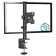 Broat Black 134 "-34" Max. 10kg Table Table and Slop for Monitors Black Black