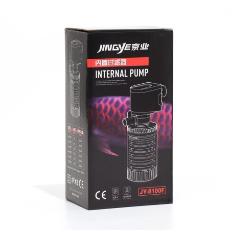 Internal filter Jingye JY-8100F, 500 l/h, 6 W.-6