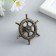 Handle for the casket Metal "helm" bronze 5.5x5x2.5 cm