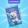 Notebook Gift Book on the comb 80l, line, color block, PVC cover 3D Bear (17.6x13.5cm) 105