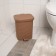 Garbage container with the pedeline pedal, 8 l, color mix
