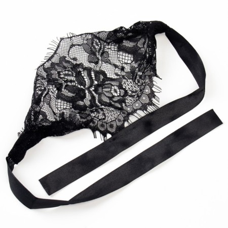 Erotic bdsm set of oka-hpki, with white lace, black, eco-leather, 9 items-19