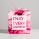 Gift folding box, packaging, "Enjoy EVERY MOMENT", 12 x 12 x 12 cm