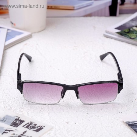 Ready glasses east 0056 tinted, black color, bent puff, -2.5-1