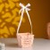 Wooden Kashpo "The Best Mom" ​​(12*12*10.5) Poil-white