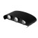 Fronts' lamp "Semesfer", FSD-003, 6 W, 3000K, 3 rays, IP65, 220 V, metal, black