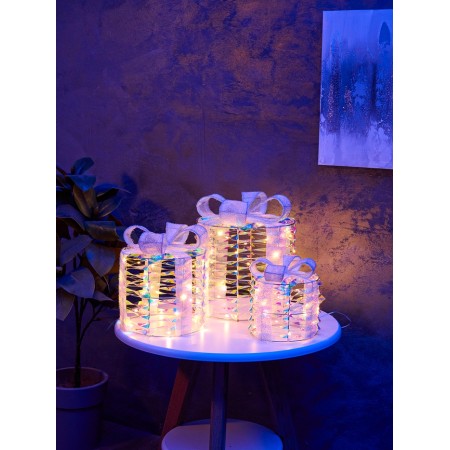 Figure Light "Goryta Gifts", 25x20x15 cm, 90 LED, AAX8 batteries (not in set.), Glows warm white