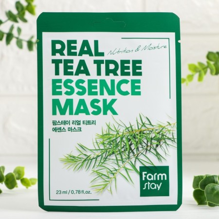 Facial mask for face extract Farmstay Real Tea Tree Essence Mask, 23 ml