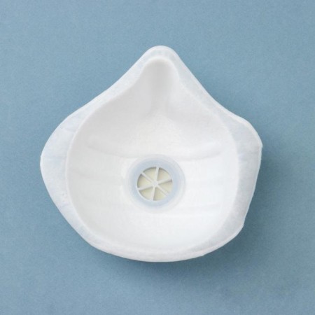 Half mask filter. molded with FFP2 valve in individual packaging-1