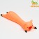 Pig's squeak "Pig on vacation" for dogs, 14.5 x 5 cm, beige