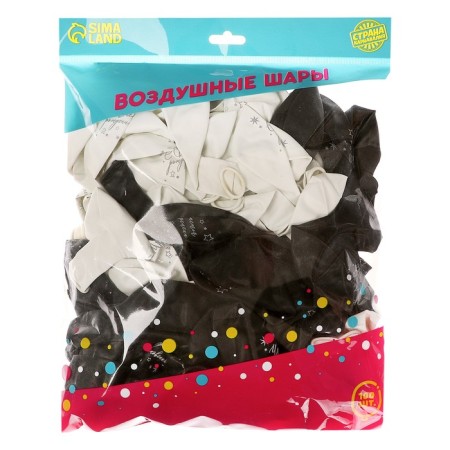Shar Latex 12 "" From other wishes ", mix, set of 100 pcs.-1